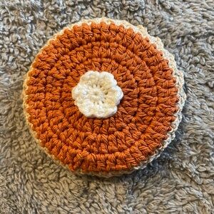 Pumpkin pie coasters at of 4